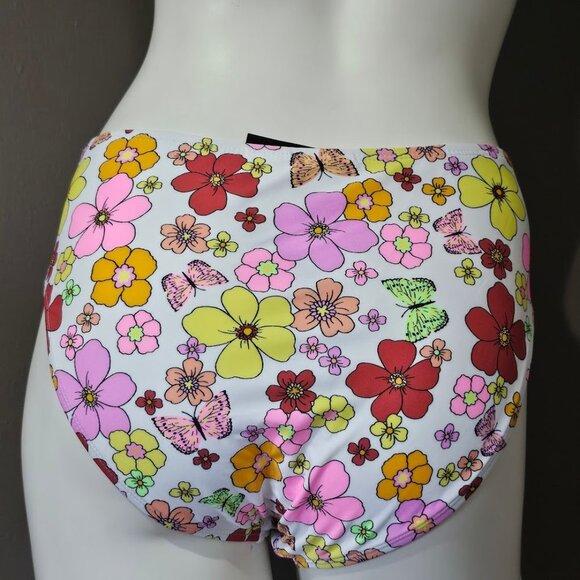 California Waves Cinch Side High Waist Bikini Bottom - Picture 4 of 8